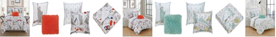 Chic Home New York 4 Piece Twin Quilt Set